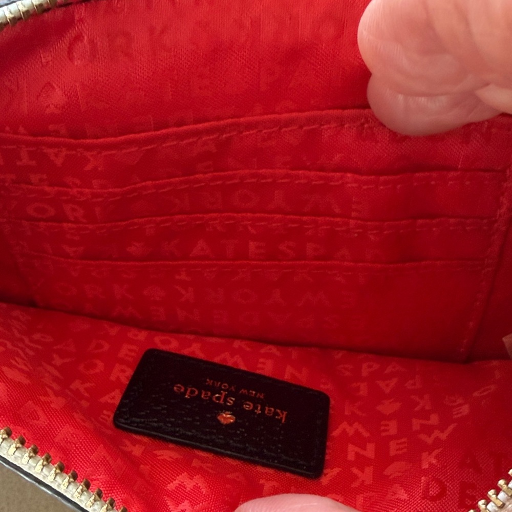 Kate Spade Black and Cream Women's Bag Wristlet clutch - Picture 4 of 5